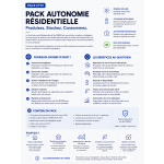 Pack Autonomie – Production et Stockage - 6 kWc + 16 kWh
